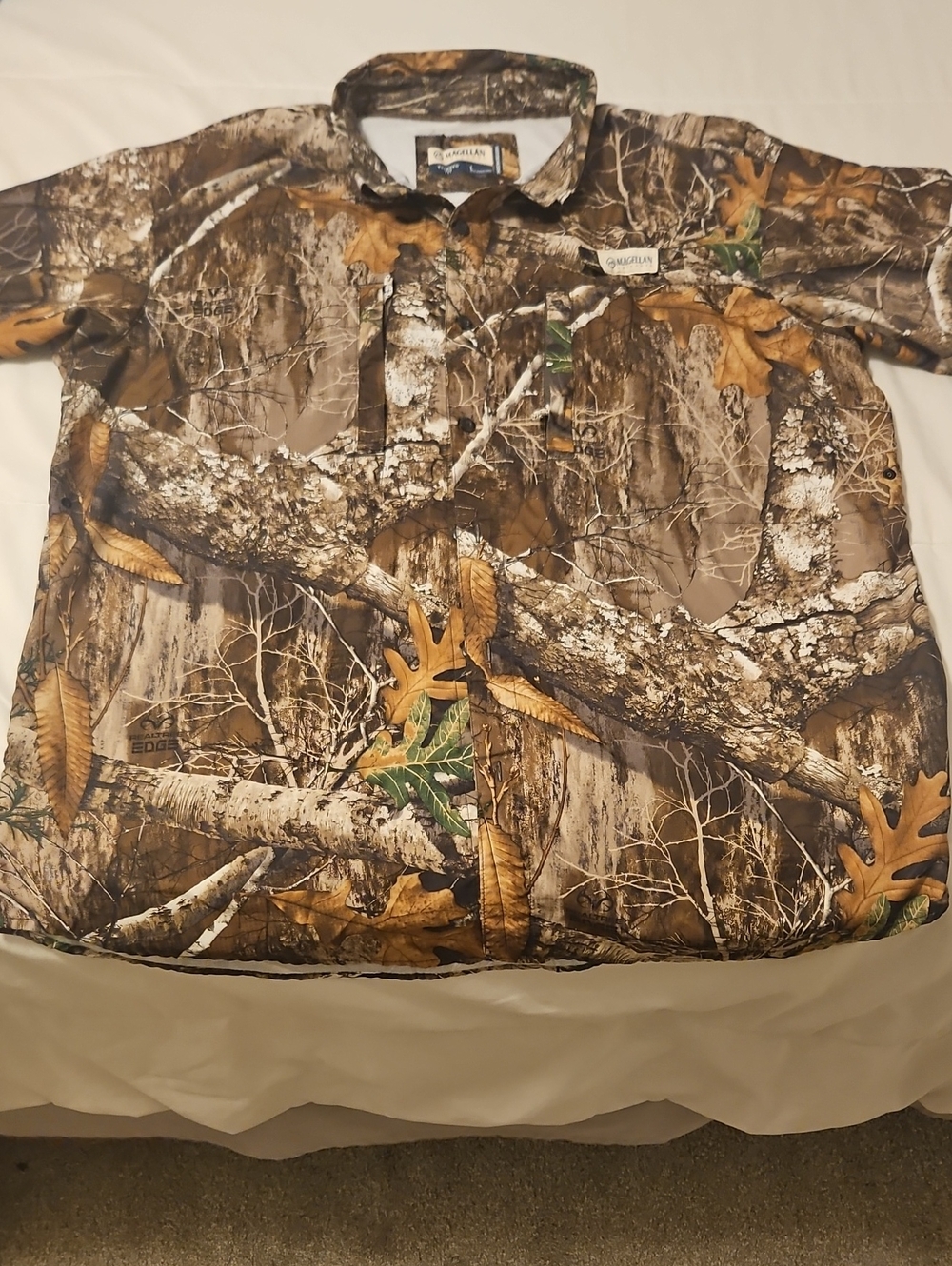 Magellellan Outdoors  Sport Shirt L .Like New